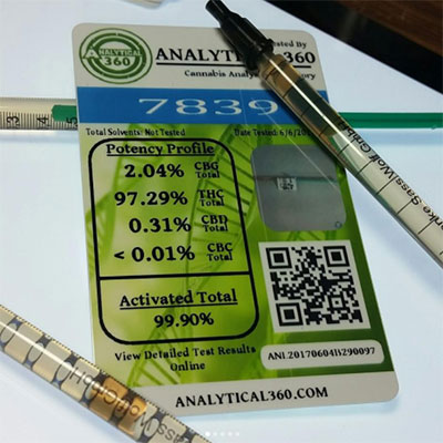 Cannabis Oil Fractional Distillation - compare 2