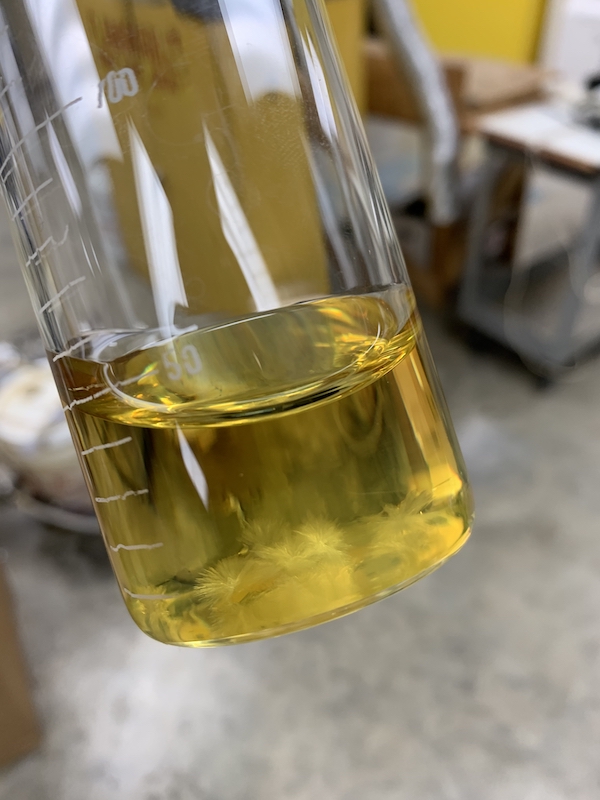 Cannabis Oil Fractional Distillation - Crystalization 7